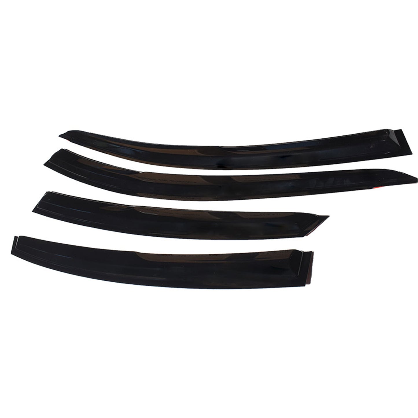 ALL-CARB Window Vent Visors Shade Sun Rain Wind Guards Deflectors Cover Acrylic Replacement for Hyundai Accent Hatchback 2012-2017 Outside 4 Pieces Black