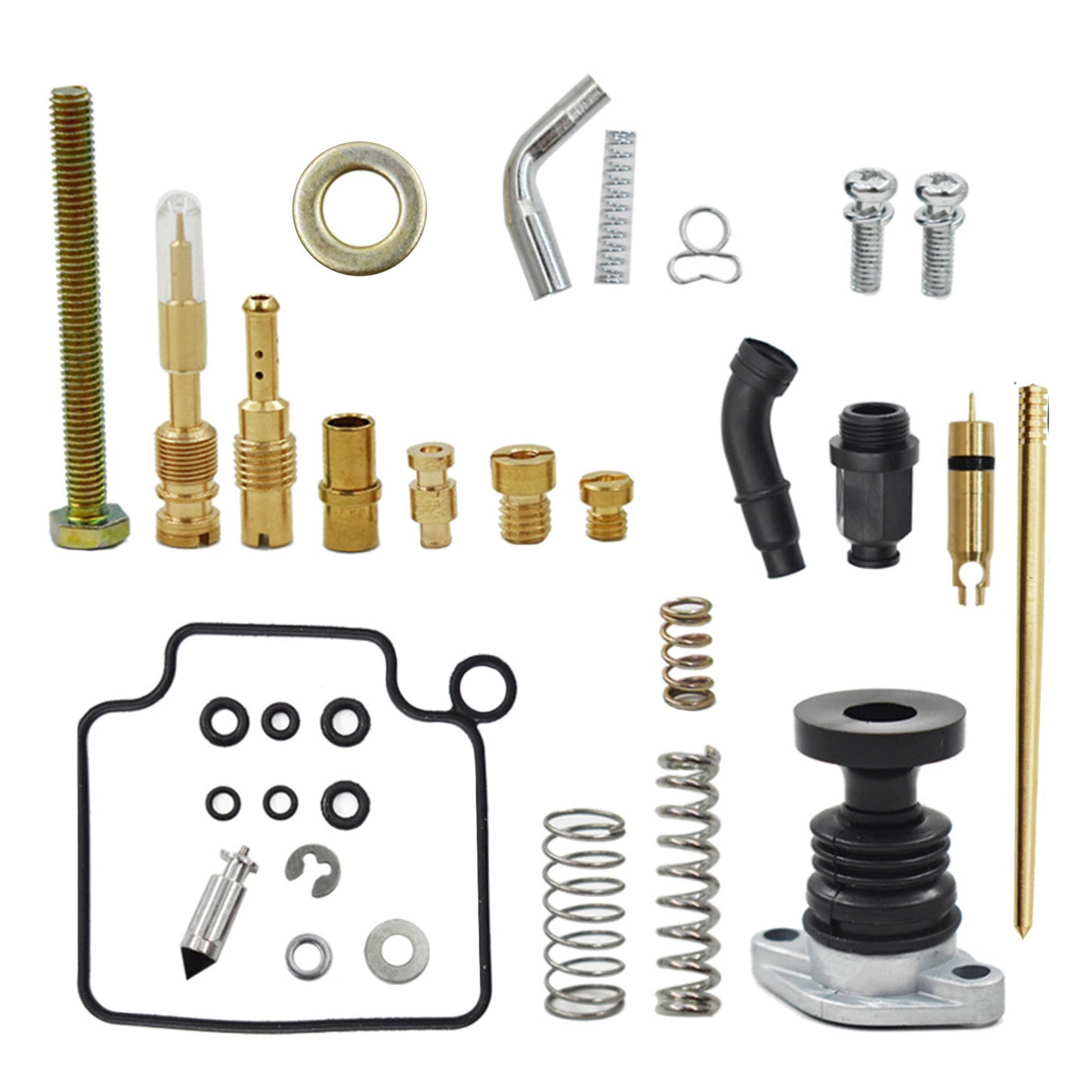 Carb Carburetor and Primer and Choke Rebuild Repair Kit Replacement for Honda TRX350 Rancher 350 2000 2001 2002 2003
