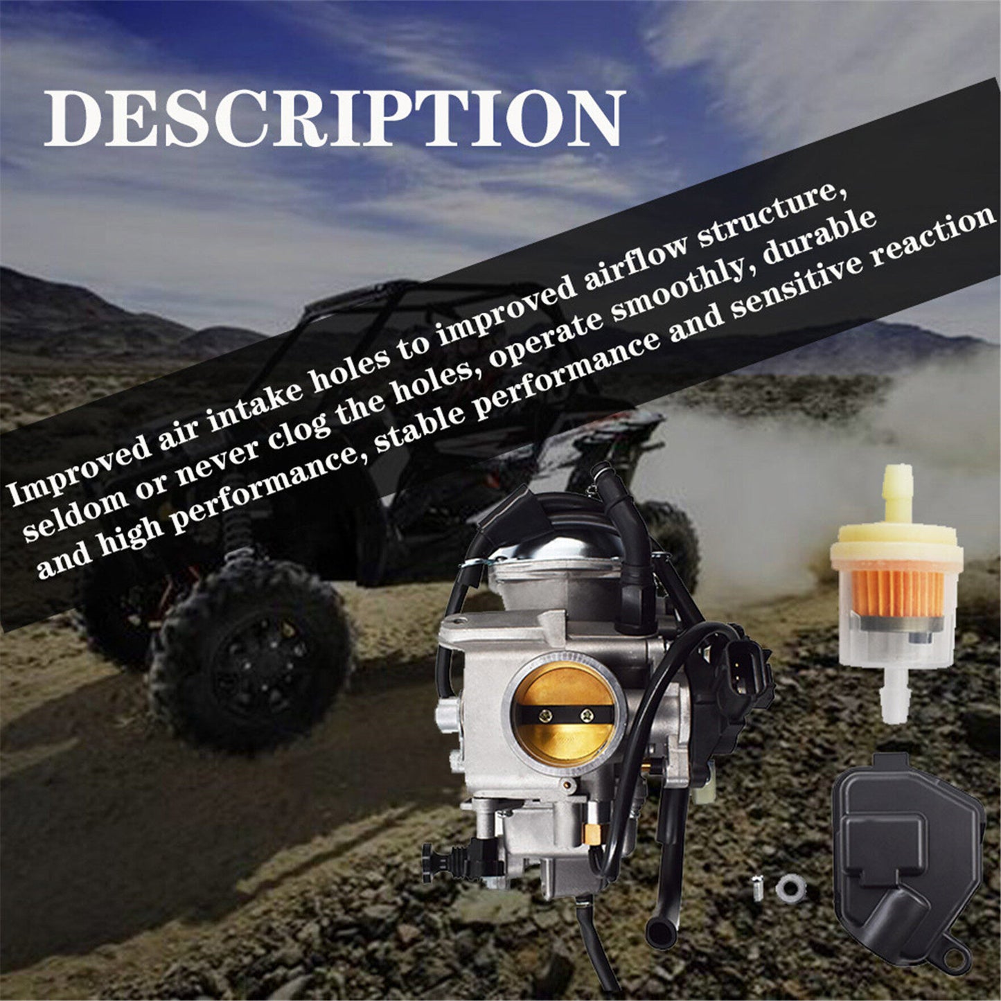 Carburetor Replacement for Honda Foreman 500 2005-2011 Replaces 16100-HP0-A02 16100-HP0-A03