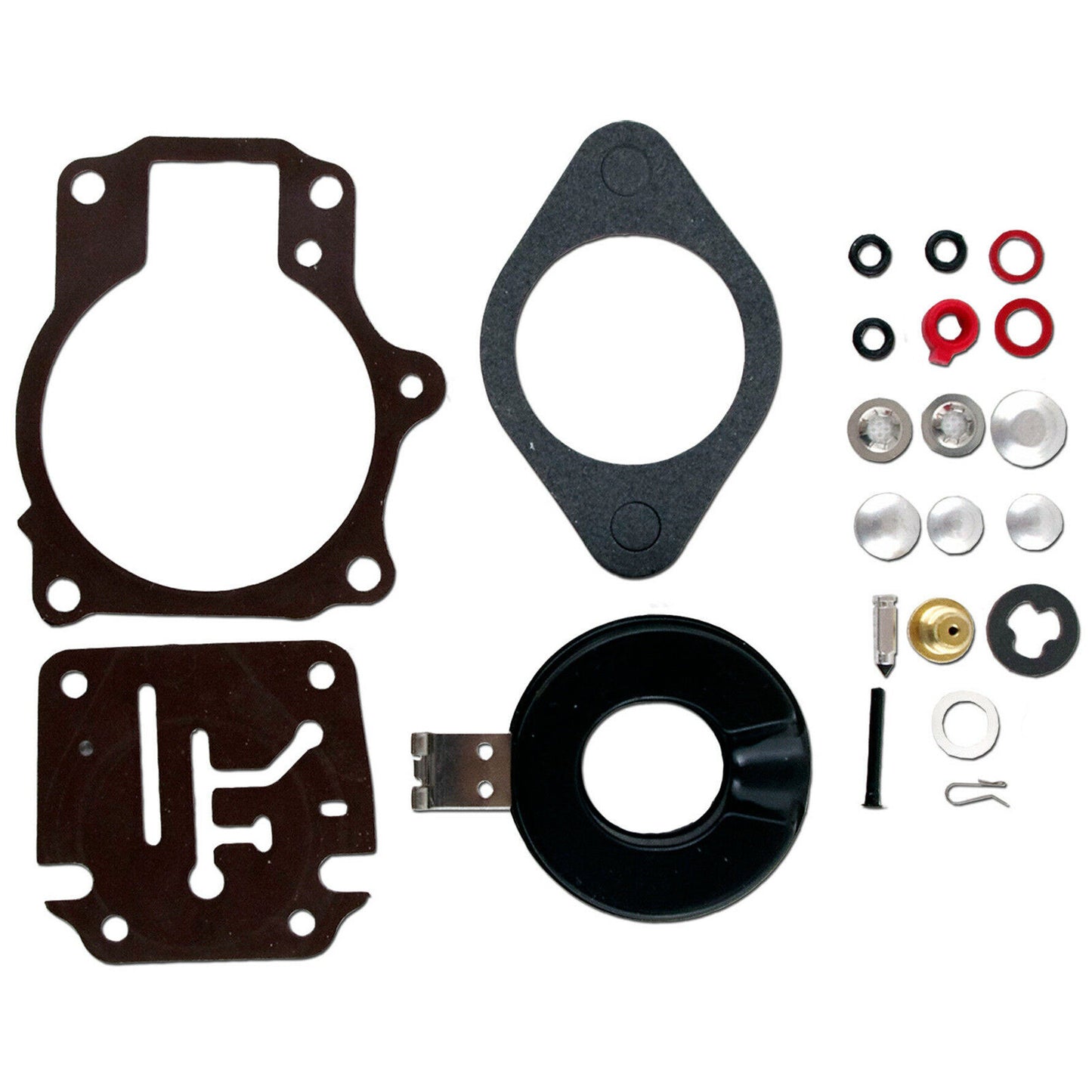 ALL-CARB 2 x Carburetor Carb Repair Kits and Float Replacement for Johnson Evinrude 50 55 60 HP