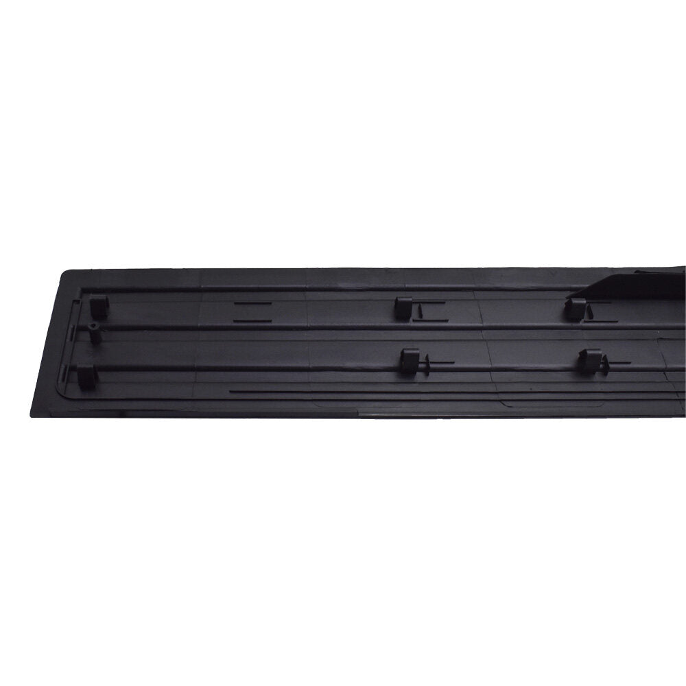 Rear Tailgate Flexible Step Pad Molding Trim Black with Release Button Replacement for 2015-2020 F-150 FL3Z-9940602-B
