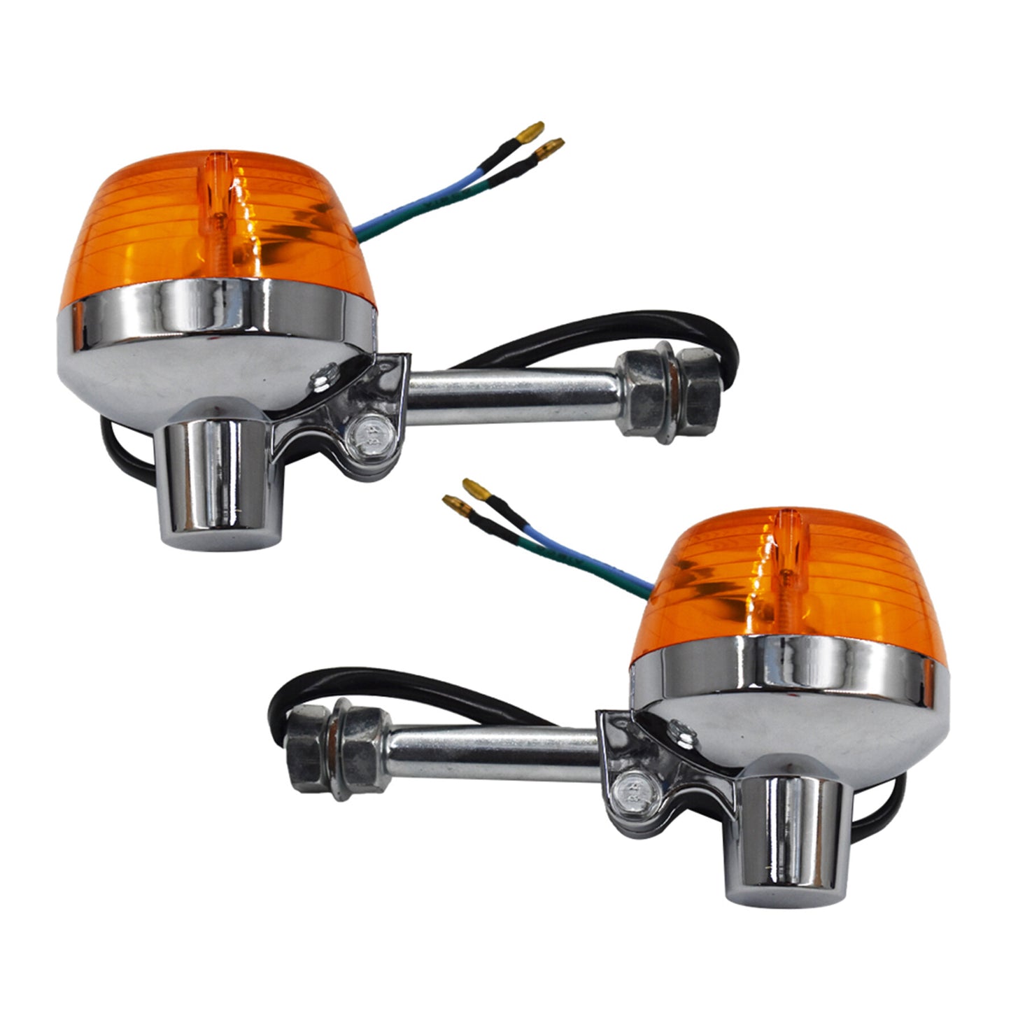 ALL-CARB 2 Pcs Motorcycle Turn Signal Light Lamp 12mm 12V Replacement for Honda C70 CT70 CT90 XL100 CB350 CM400 CB450 CB750