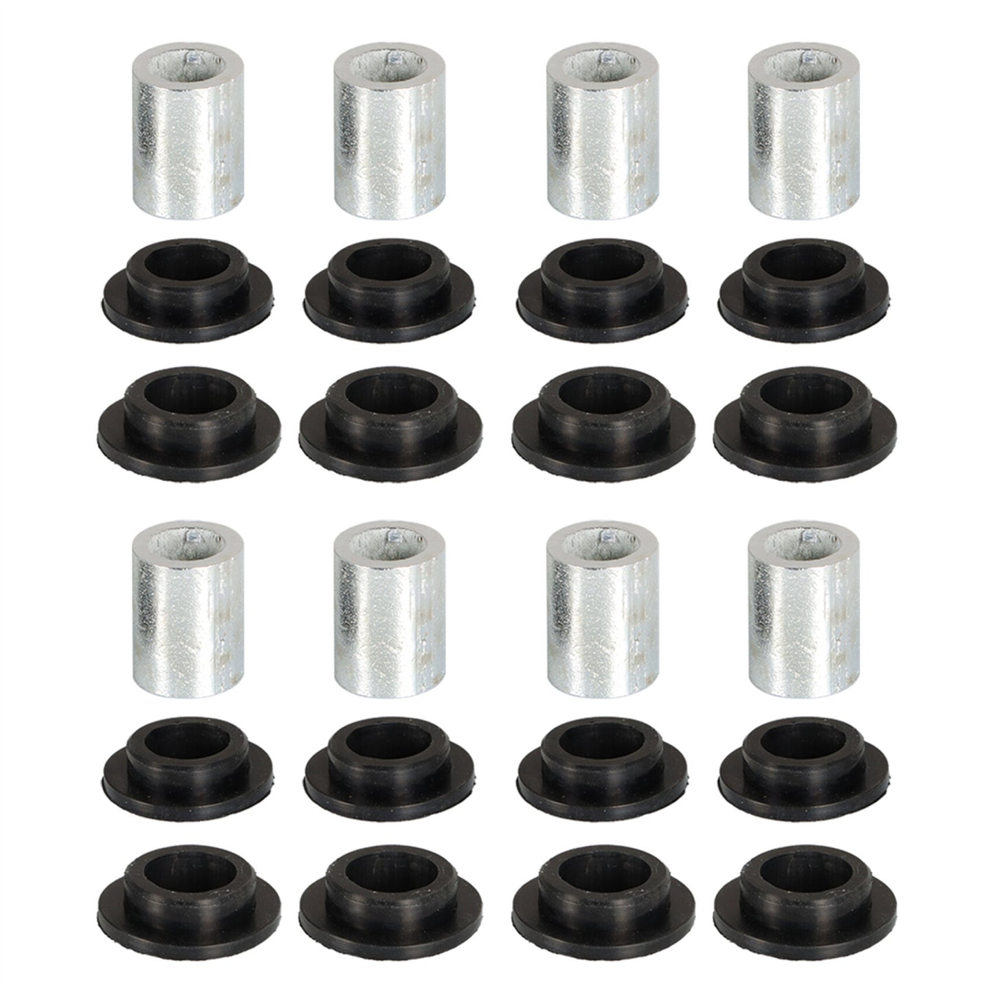 ALL-CARB Top & Bottom Upper Lower Shock Absorber Bushing Pin Kit Replacement for Arctic Cat 250 400 454 500 650 24 Pcs