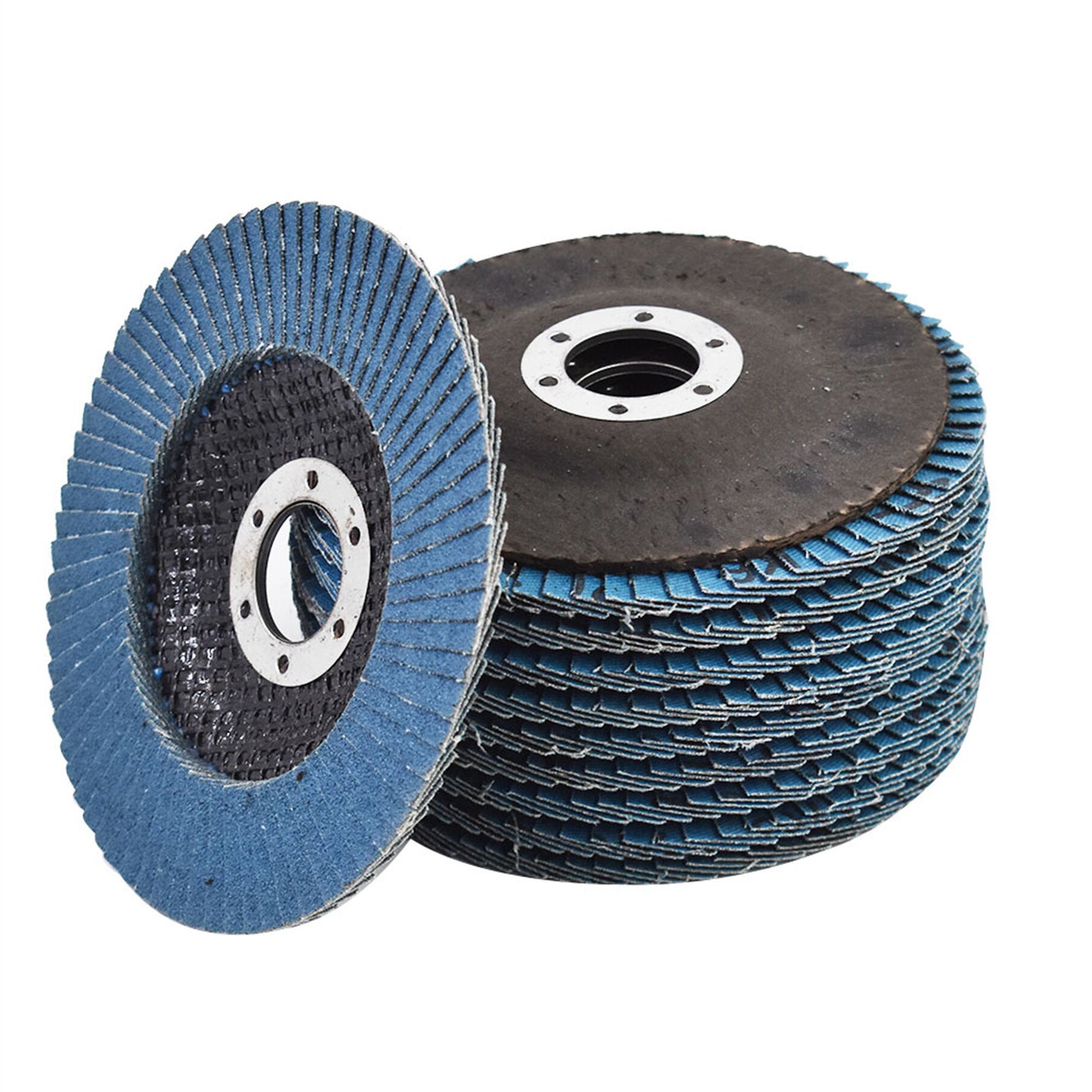 ALL-CARB 10Pack 4.5 Inch x 7/8 Inch Flap Disc Zirconia Premium Grinding Wheel 60 Grit Type-29 Fit for Angle Grinder