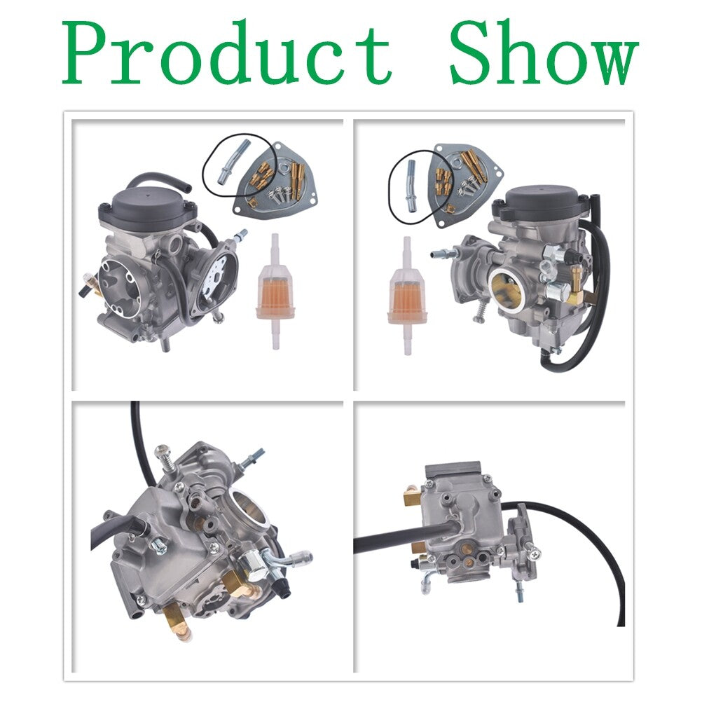 ALL-CARB Carburetor with Fuel Filter Replacement for 2000 Suzuki LT-F250 LTF250 Quadrunner 250 2x4 4x4 2001 2002 Carb