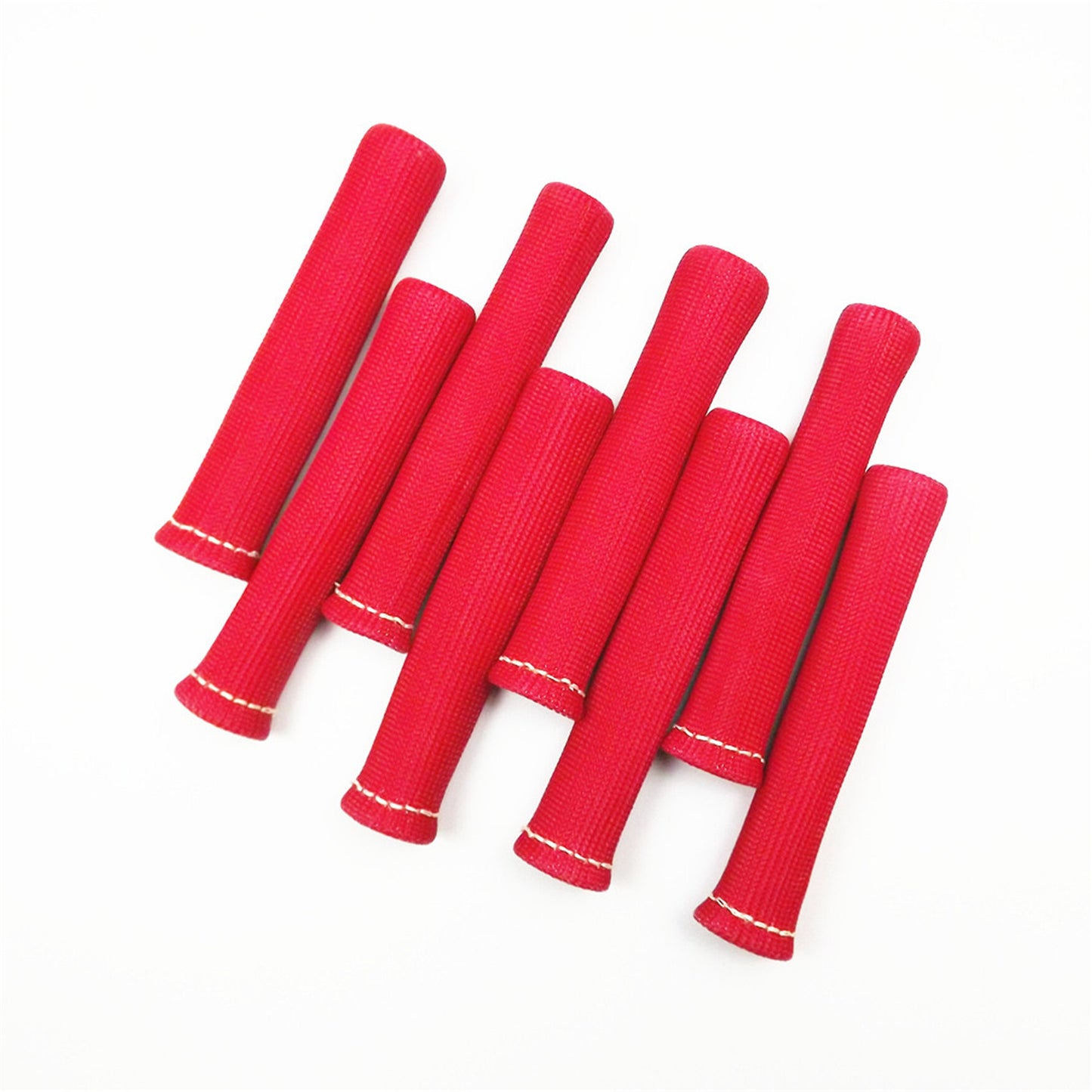 ALL-CARB Red Spark Plug Wire Boots Heat Shield Protector Sleeve 1200° Replacement for SBC BBC 8 Pcs