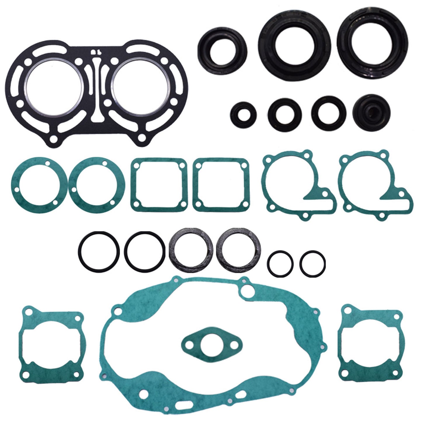 ALL-CARB Engine Gasket Set with Oil Seals Kit Replacement for Yamaha Banshee 350 1987-2006 YFZ350