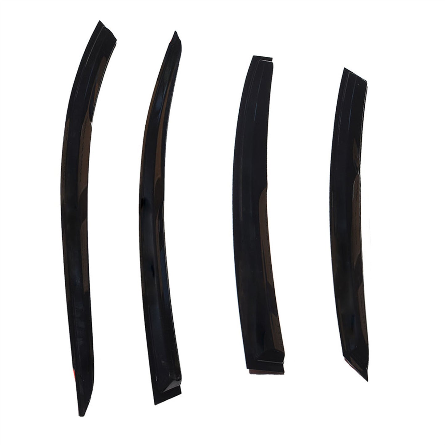 ALL-CARB Window Vent Visors Shade Sun Rain Wind Guards Deflectors Cover Acrylic Replacement for Hyundai Accent Hatchback 2012-2017 Outside 4 Pieces Black