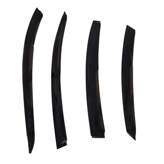 ALL-CARB Window Vent Visors Shade Sun Rain Wind Guards Deflectors Cover Acrylic Replacement for Hyundai Accent Hatchback 2012-2017 Outside 4 Pieces Black