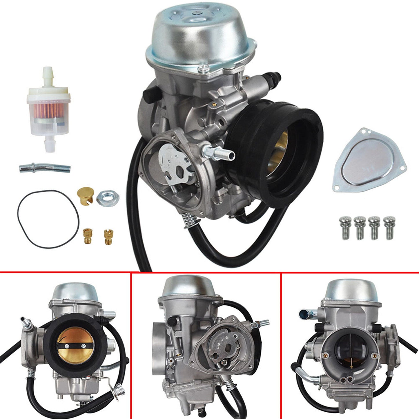 Carburetor Replacement for Yamaha Grizzly 600 YFM600 1998-2001 660 YXR660 2004-2007 660 2002-2008