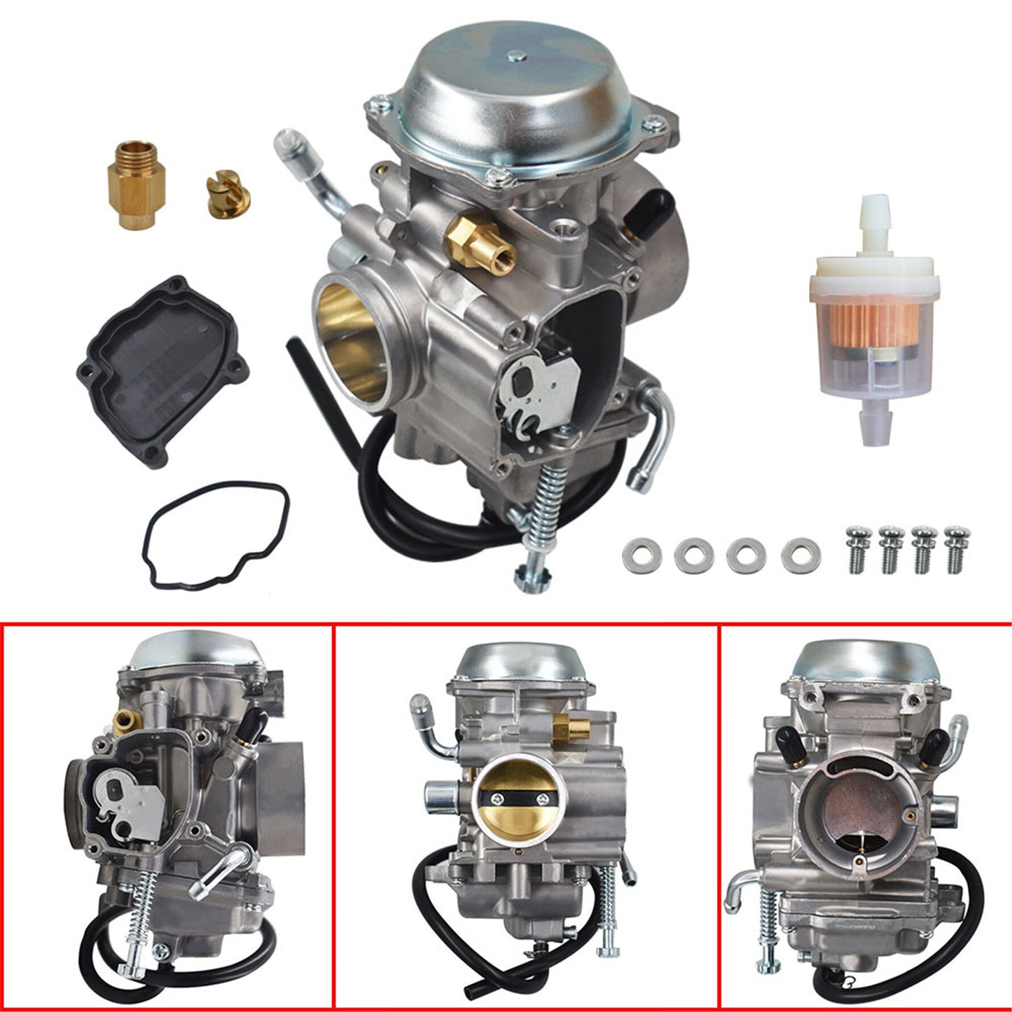 New Carburetor Fit for 1996 1997 1998 Arctic Cat Bearcat 454 2x4/4x4 Carb