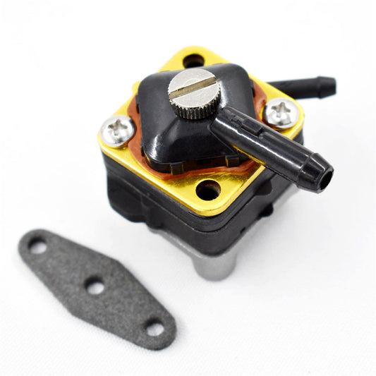 Fuel Pump with Gasket Replacement for 6hp 8hp 9.9hp 15hp 397839 9.9/10/15 hp 397839, 391638, 395091, Mallory 9-35350 Sierra 18-7350