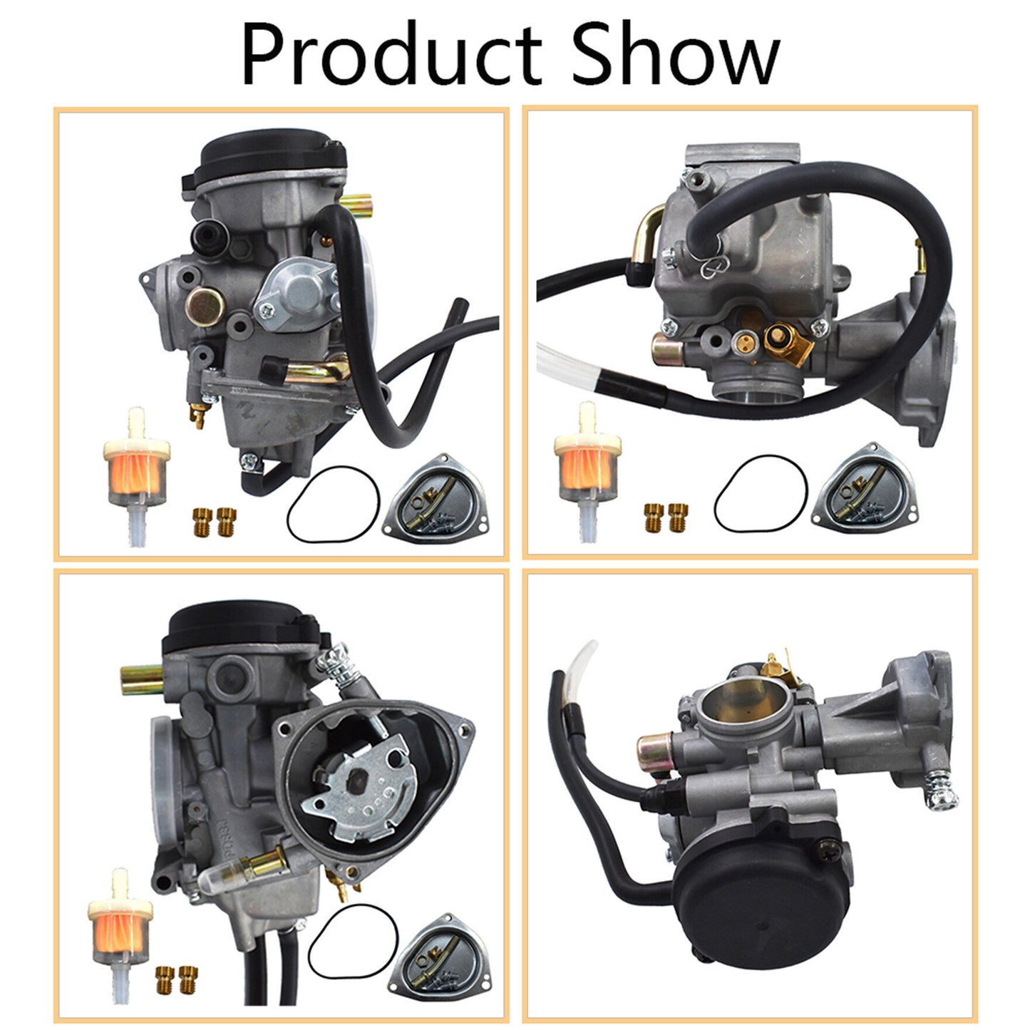 New Carburetor Fit for Yamaha Rhino 450 YXR450 YXR450FA YXR450FAH YXR450FASE YXR450FH YXR450FSE 4x4 2006-2009 Carb