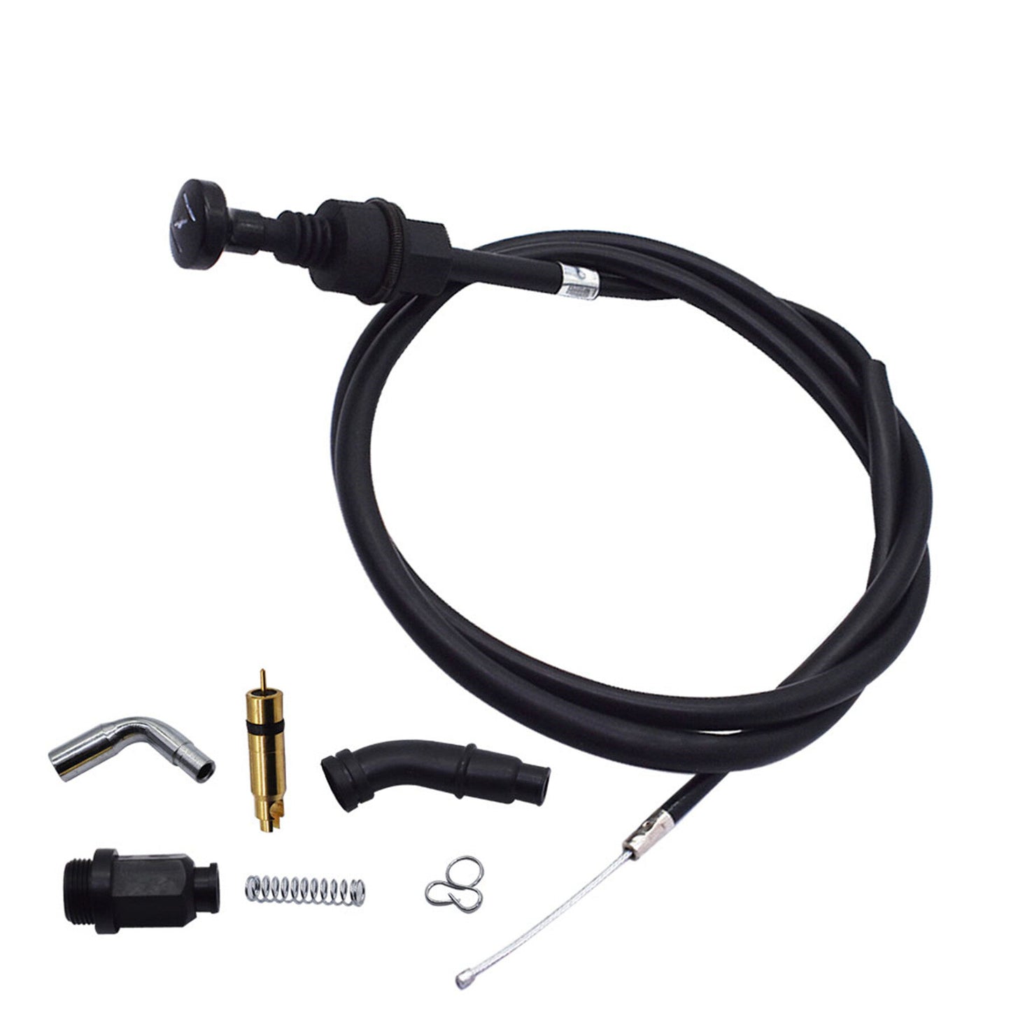 Carburetor Carb Choke Cable and Starter Valve Plunger Kit Fits For Honda Rancher 350 2000-2006