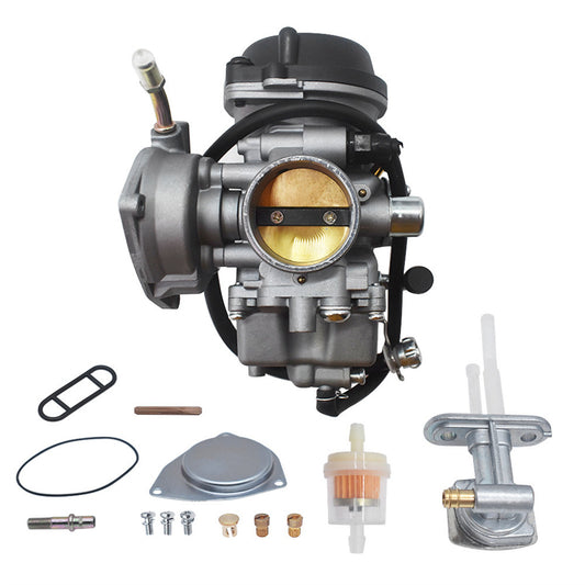 Carburetor Replacement for Suzuki LTZ400 Quad ATV 2003-2007 with Fuel Valve Petcock