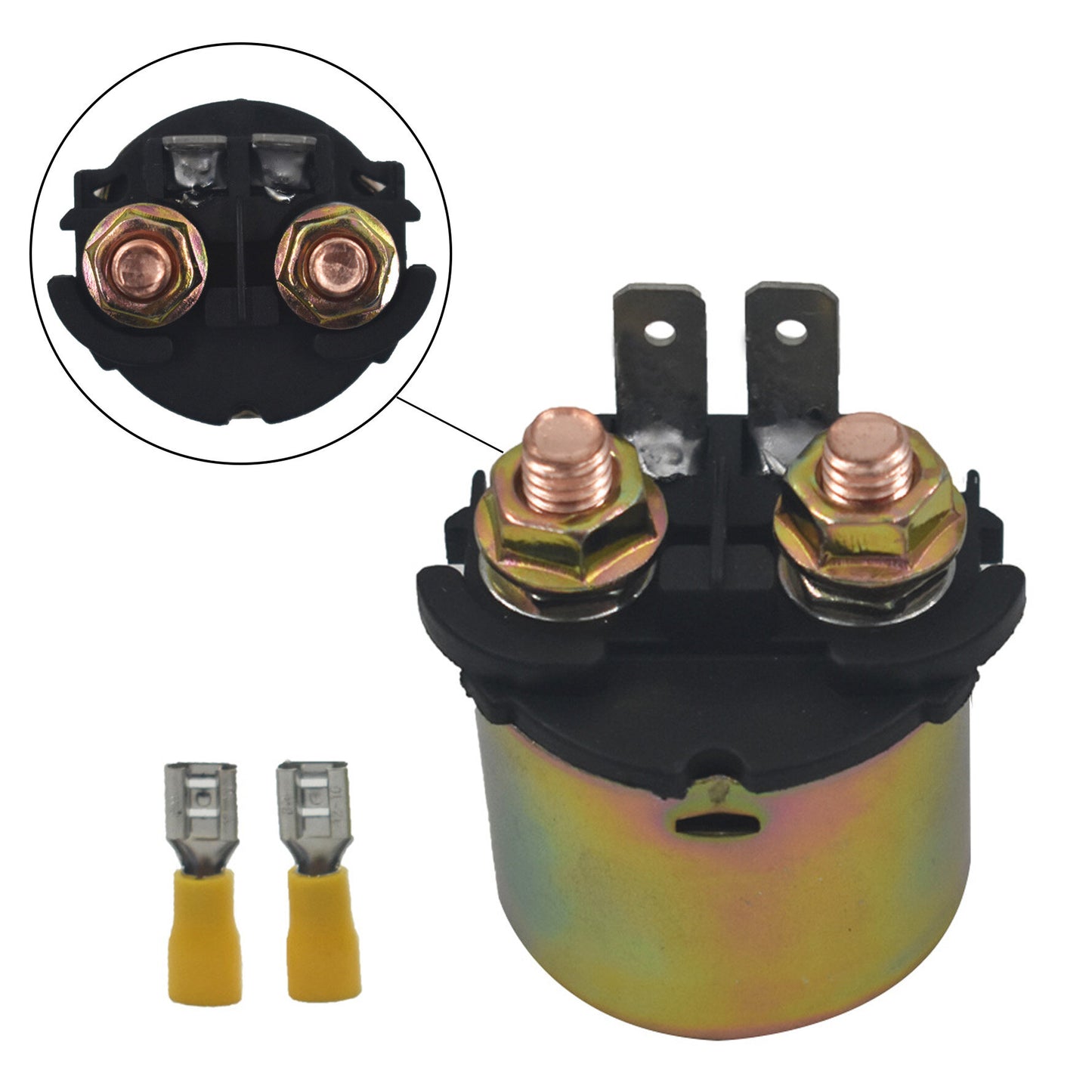ALL-CARB Solenoid Relay Starter Replacement for Kawasaki Bayou 300 KLF300C 4x4 1989-2002 / Kawasaki Bayou 300 KLF300B 1992-2001