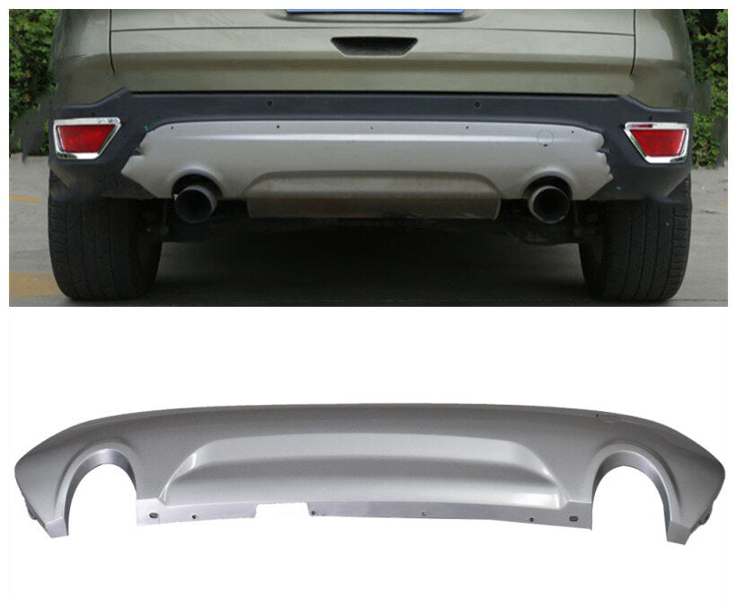 ALL-CARB Rear Lower Bumper Cover Silver CJ5Z17K83BA Replacement for 2013 2014 2015 2016 2017 Escape