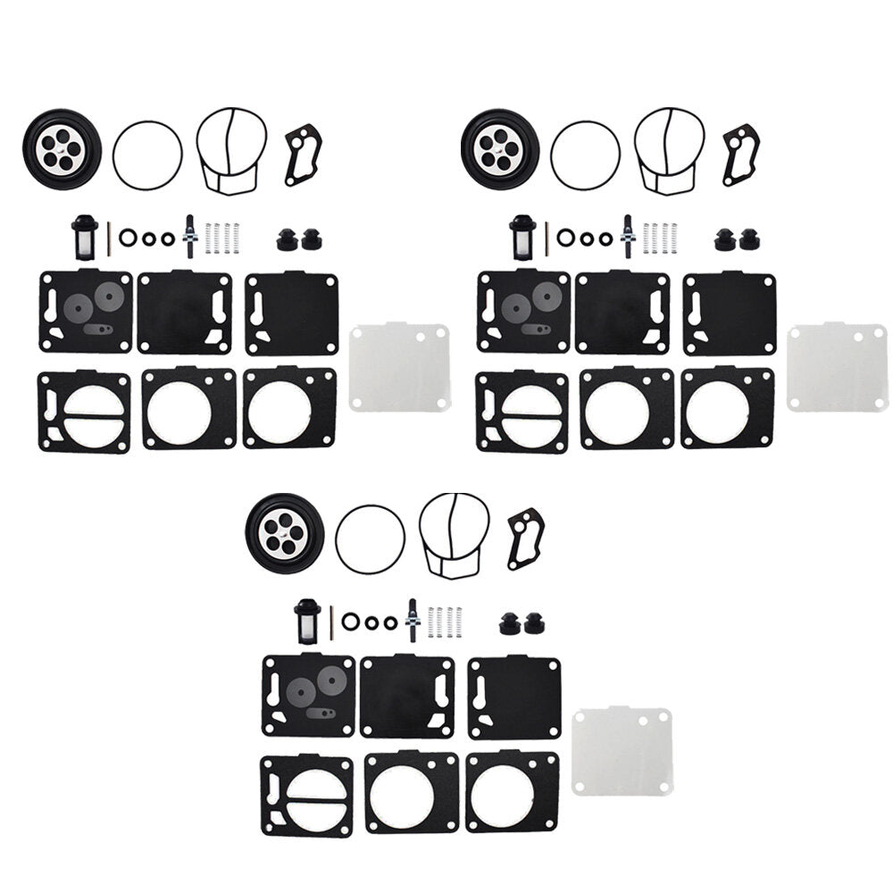 3 x Carburetor Carb Rebuild Repair Kits Fit for Yamaha XL XLT 1200 GP1200R GPr1200 Xl1200 XLT1200