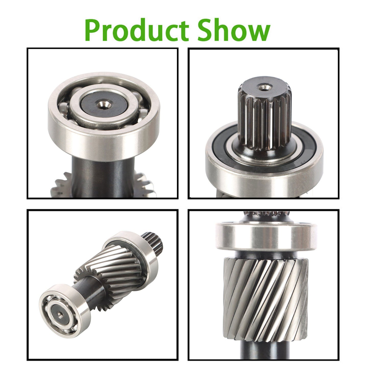 ALL-CARB Input Shaft Kit Replacement for EZGO Electric 1988-90 1994-up Golf Cart (with 21 Tooth 1.5 Diameter Gear)