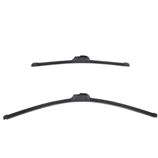 Set of 2 Windshield Wiper Blades All-Season Bracketless Wiper Blades 26 and 17