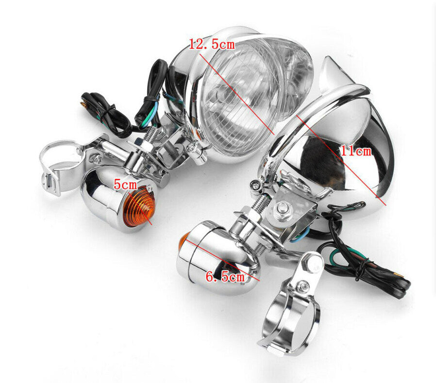 ALL-CARB Motorcycle Driving Passing Turn Signal Spot Fog Light Bar Replacement for Honda Kawasaki Yamaha Suzuki