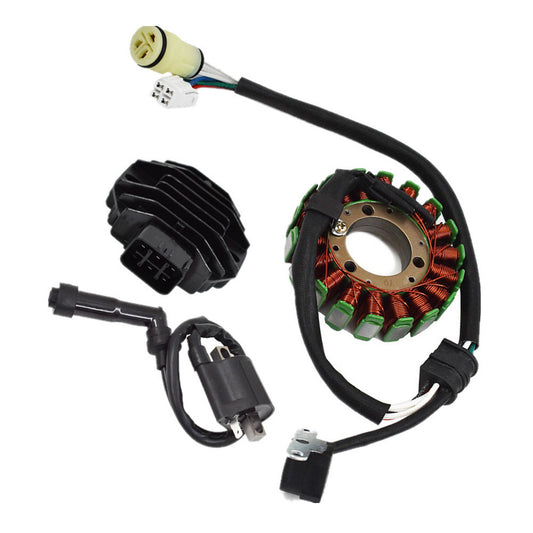 ALL-CARB Stator and Regulator Rectifier and Ignition Coil Replacement for Yamaha Raptor 660 YFM660 2001-2005