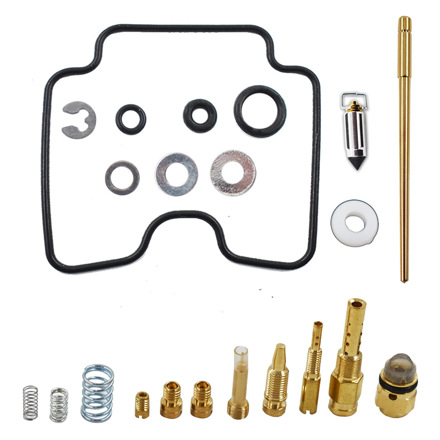 Carb Carburetor Repair Rebuild Kit Replacement for Kawasaki Kfx 400 Kfx400 LTZ400 HDM 221 2003 2004 2005 2006