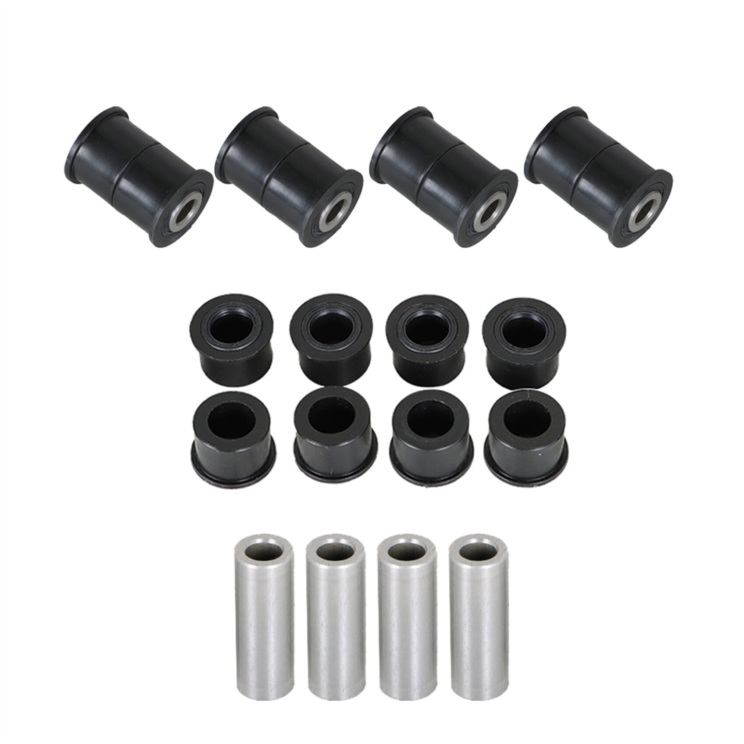 ALL-CARB Front Upper & Lower Shock Absorber Bushing Kit Replacement for Honda Fourtrax TRX200 Rancher TRX420 Rincon TRX650