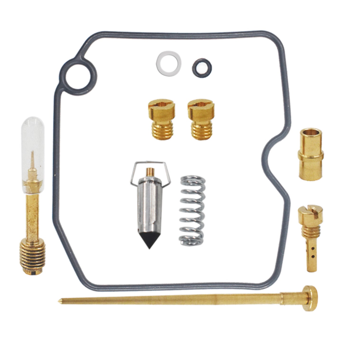 Carb Carburetor Rebuild Repair Kit Fits for Kawasaki KLF400 Bayou 1996 1997 1998 1999