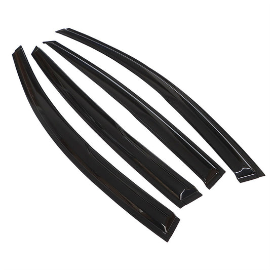 ALL-CARB Window Vent Visors Shade Sun Rain Wind Guards Deflectors Cover Acrylic Replacement for Kia Optima 2011-2015 K5 Model Only Outside 4 Pieces Black