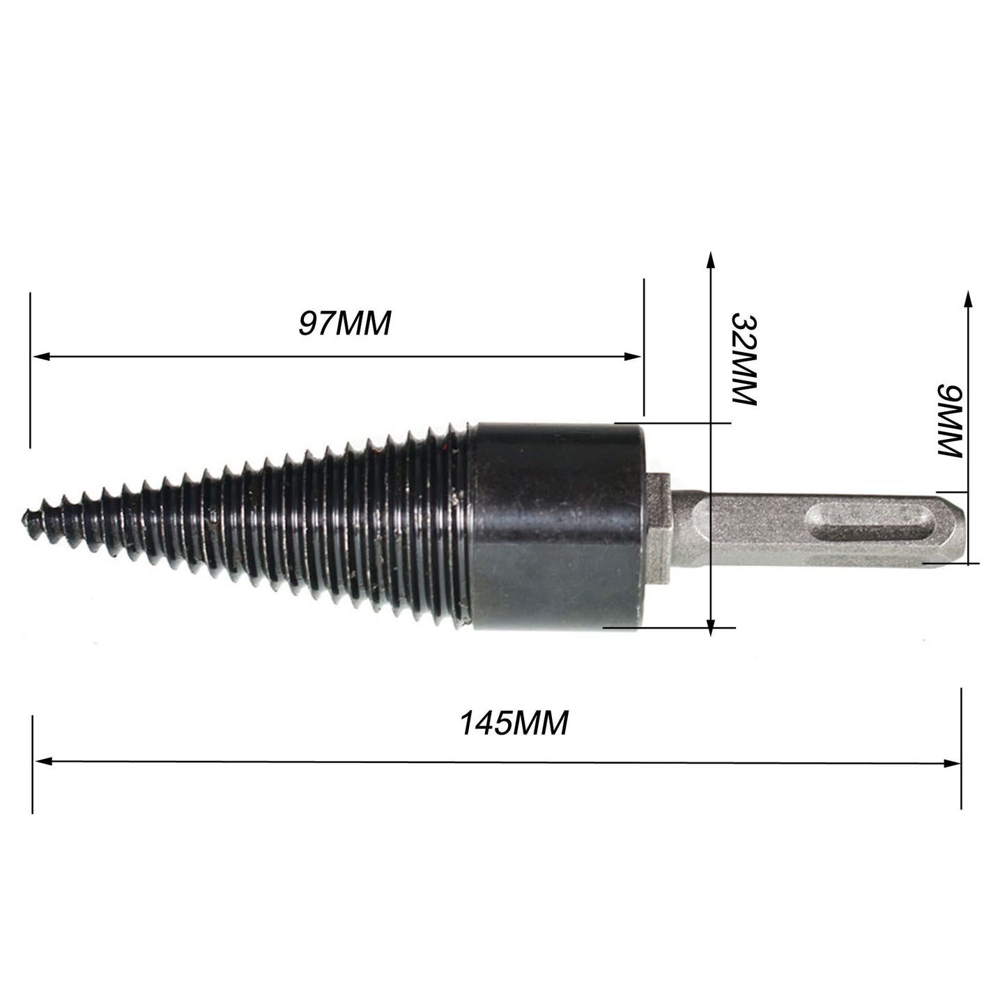 ALL-CARB 32MM Firewood Drill Bit Wood Splitter For Woodworking Tools