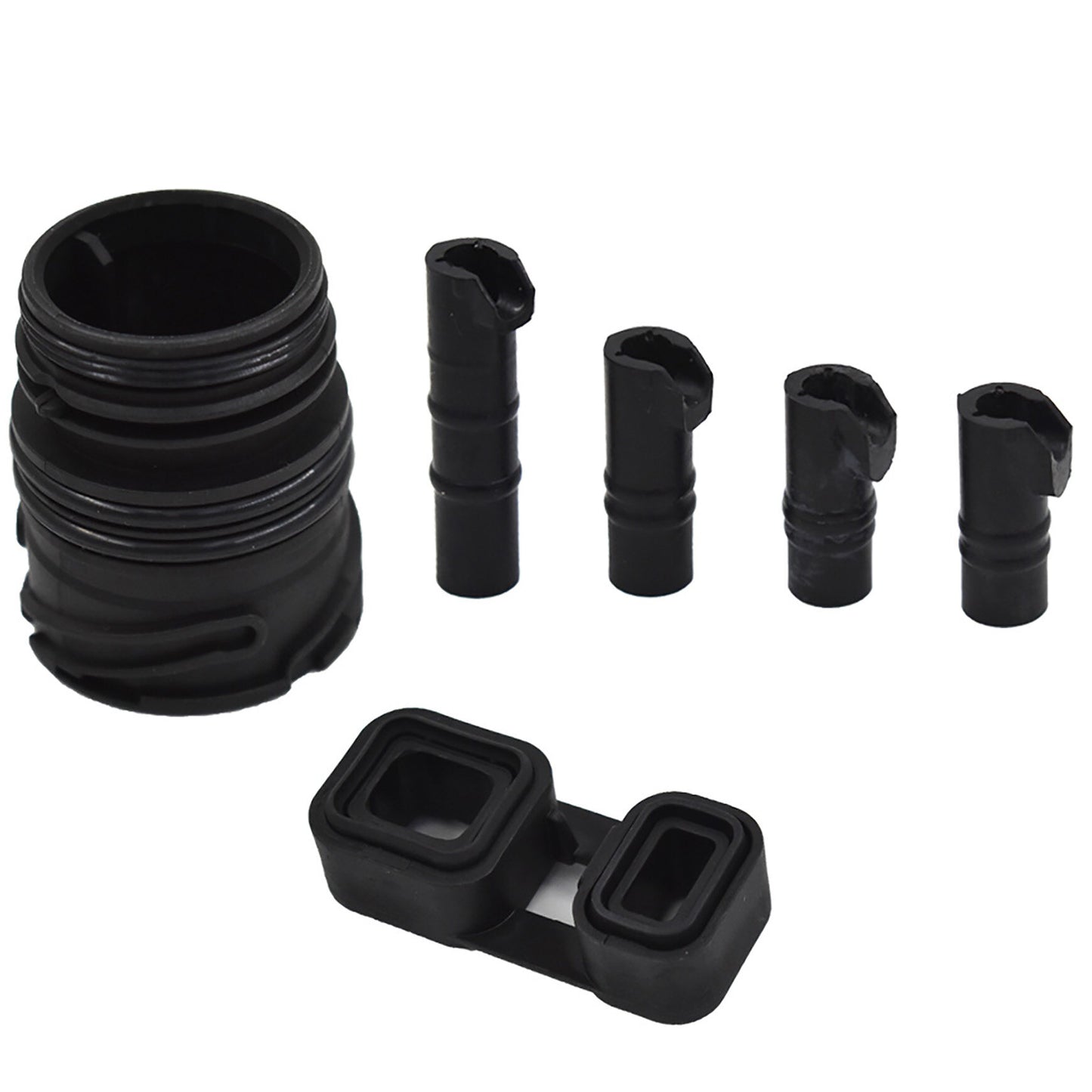 ALL-CARB 6Pcs ZF6HP19 6HP21 Valve Body to Case Sleeve Seal Kit Replacement for BMW 2004-2006 24347588759 24347588725 24107536339 24107536340 24107536341