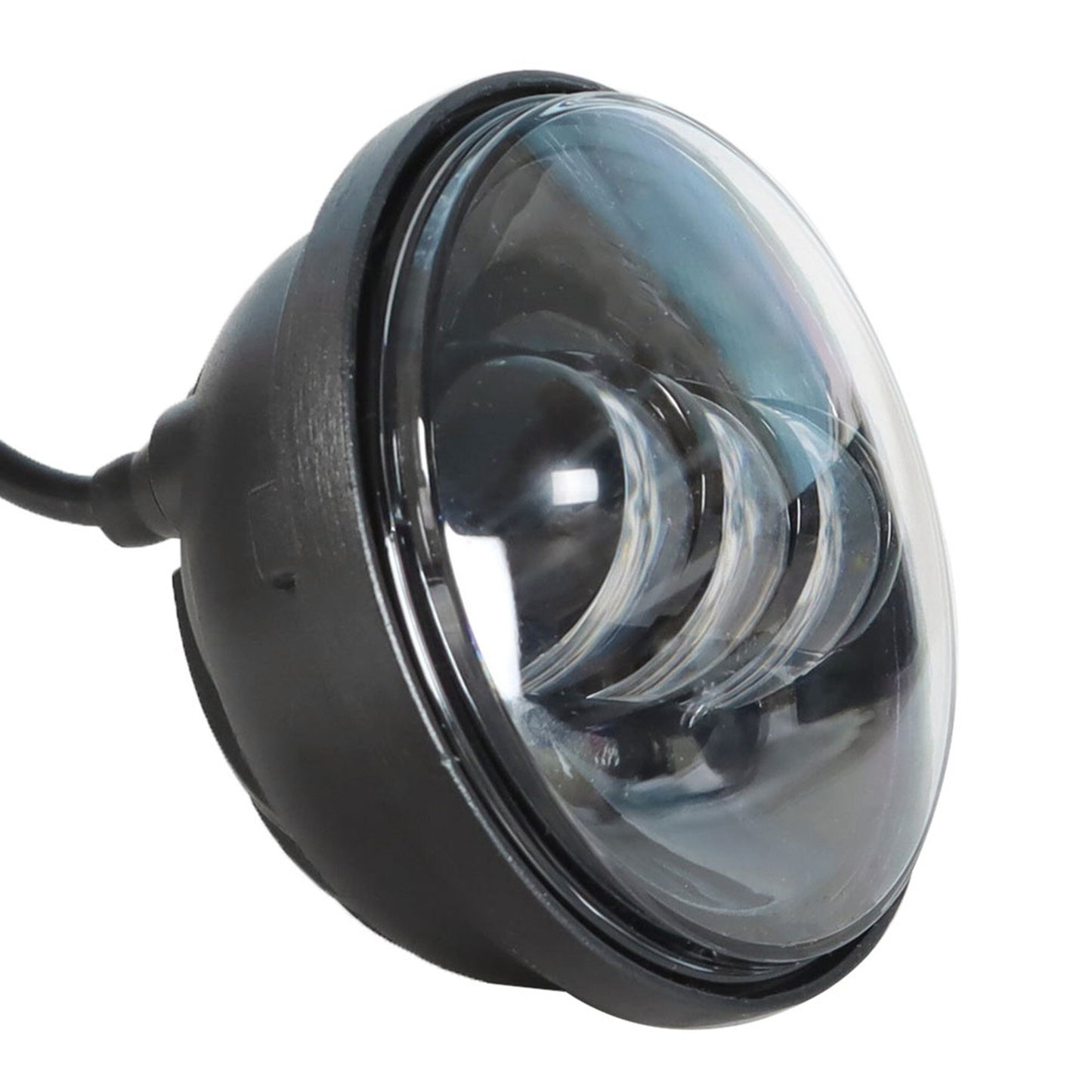 ALL-CARB 4.5 Black LED Spot Fog Passing Light Replacement for Motorcycle 1 Pair