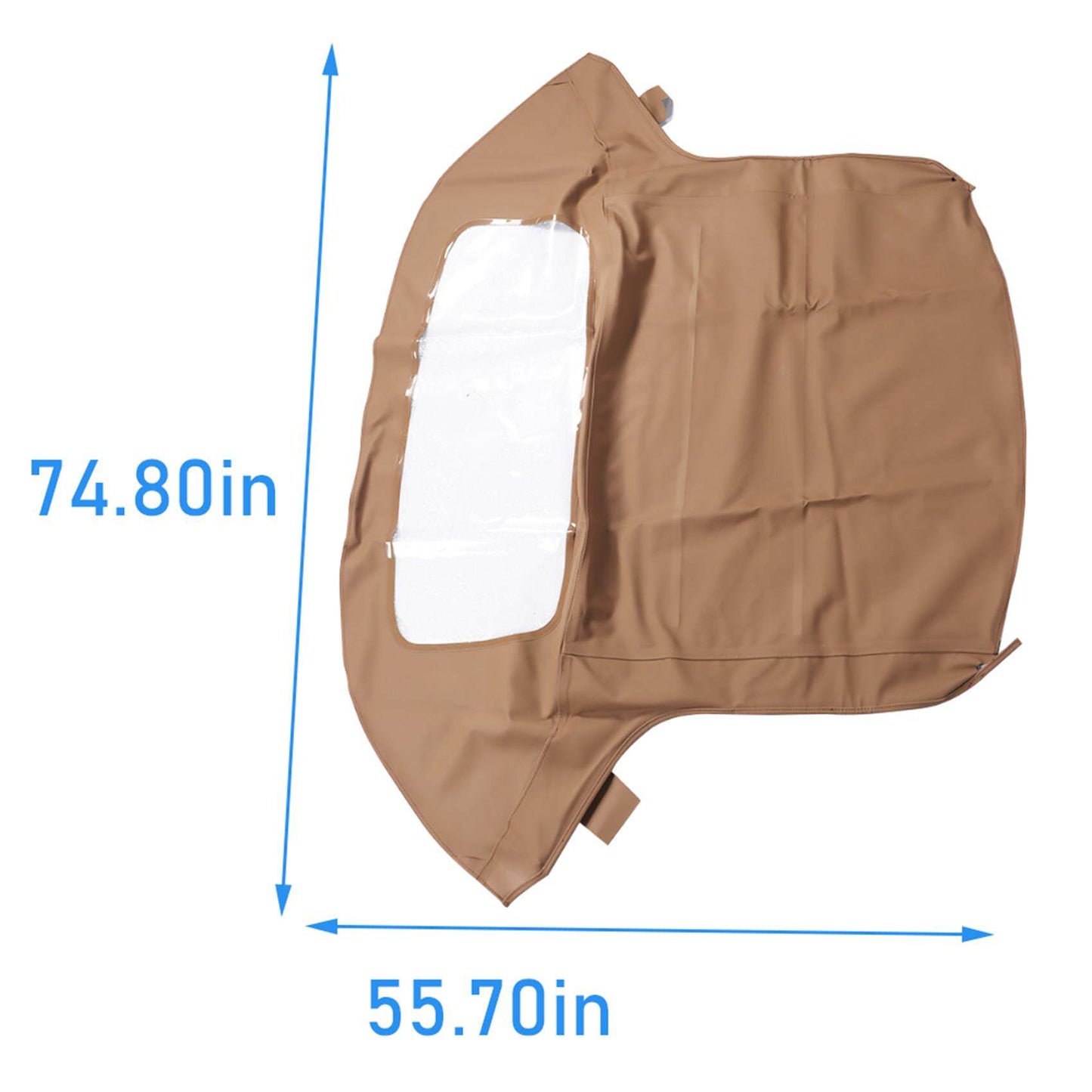 ALL-CARB Soft Top Convertible Replacement for Z3 1996 1997 1998 1999 2000 2001 2002 Plastic Window Brown Twill