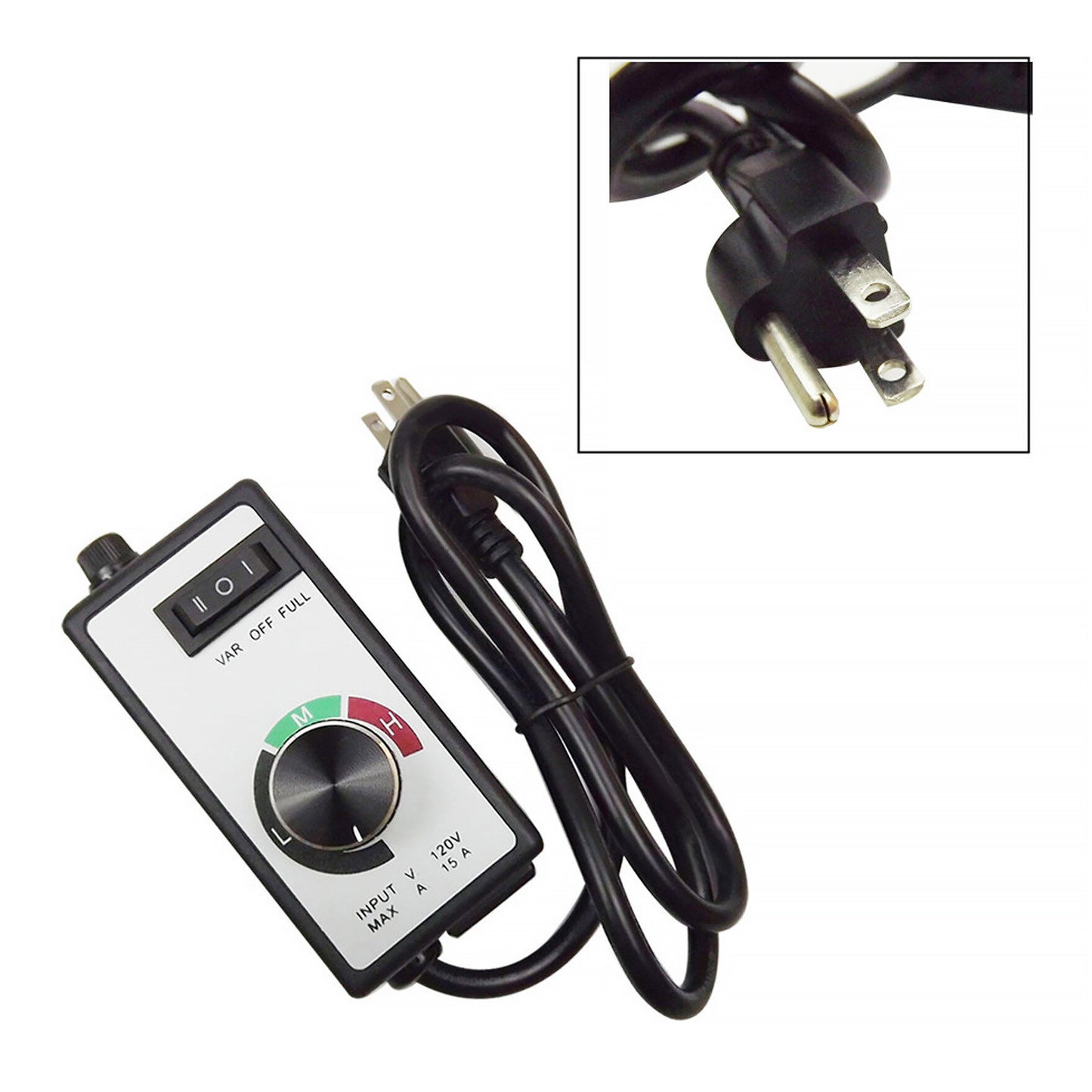 ALL-CARB Router Fan Electric Motor Rheostat Variable Speed Controller AC 1500W / 120V / 15A