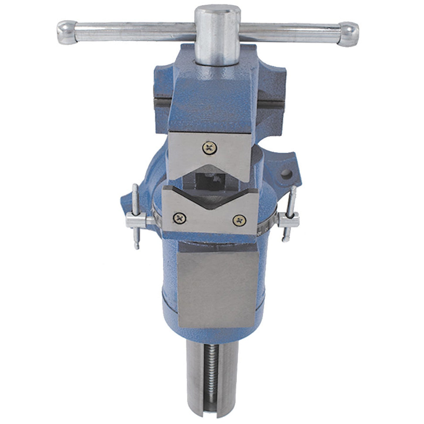 ALL-CARB 5 Inch Heavy Duty Multi-jaw Vise Multipurpose Vise Bench Vise 360-degree Rotation Clamp on Vise with Swivel Base and Head Fit for Home or Industrial Craftsmen