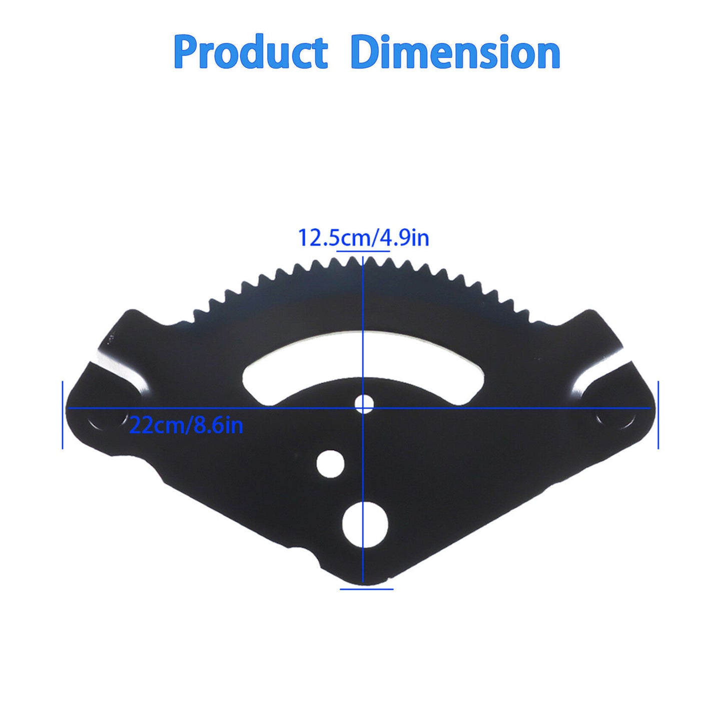 Steering Sector Plate Pinion Gear Replacement for MTD 717-1550F 7171550 7171554
