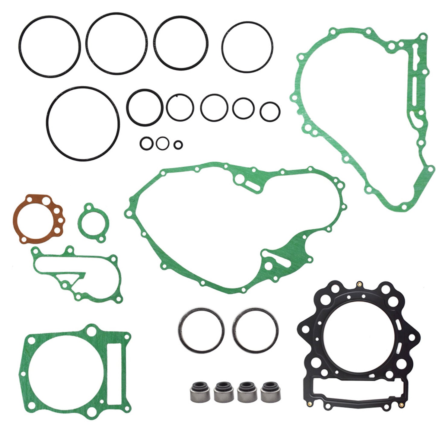 Gasket Set Includes Valve Seals Fits for 2006 - 2014 Yamaha Raptor 700