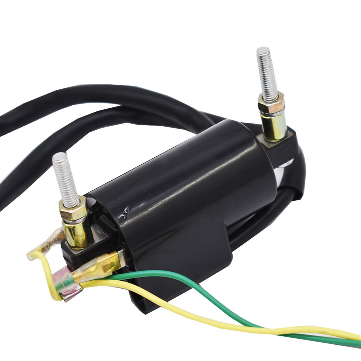 ALL-CARB Dual Lead Wire Ignition Coil 12Volts Replacement for Honda Kawasaki Yamaha Suzuki CA CB CM KZ XS GS 750 400 450 175 21121-1174