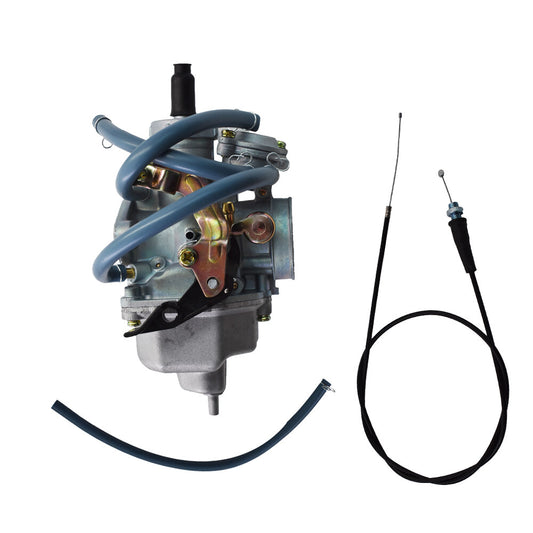 Carburetor & Throttle Cable Fit for Honda ATV Recon 1997-2000 TRX250 TE TM TRX250 Carb
