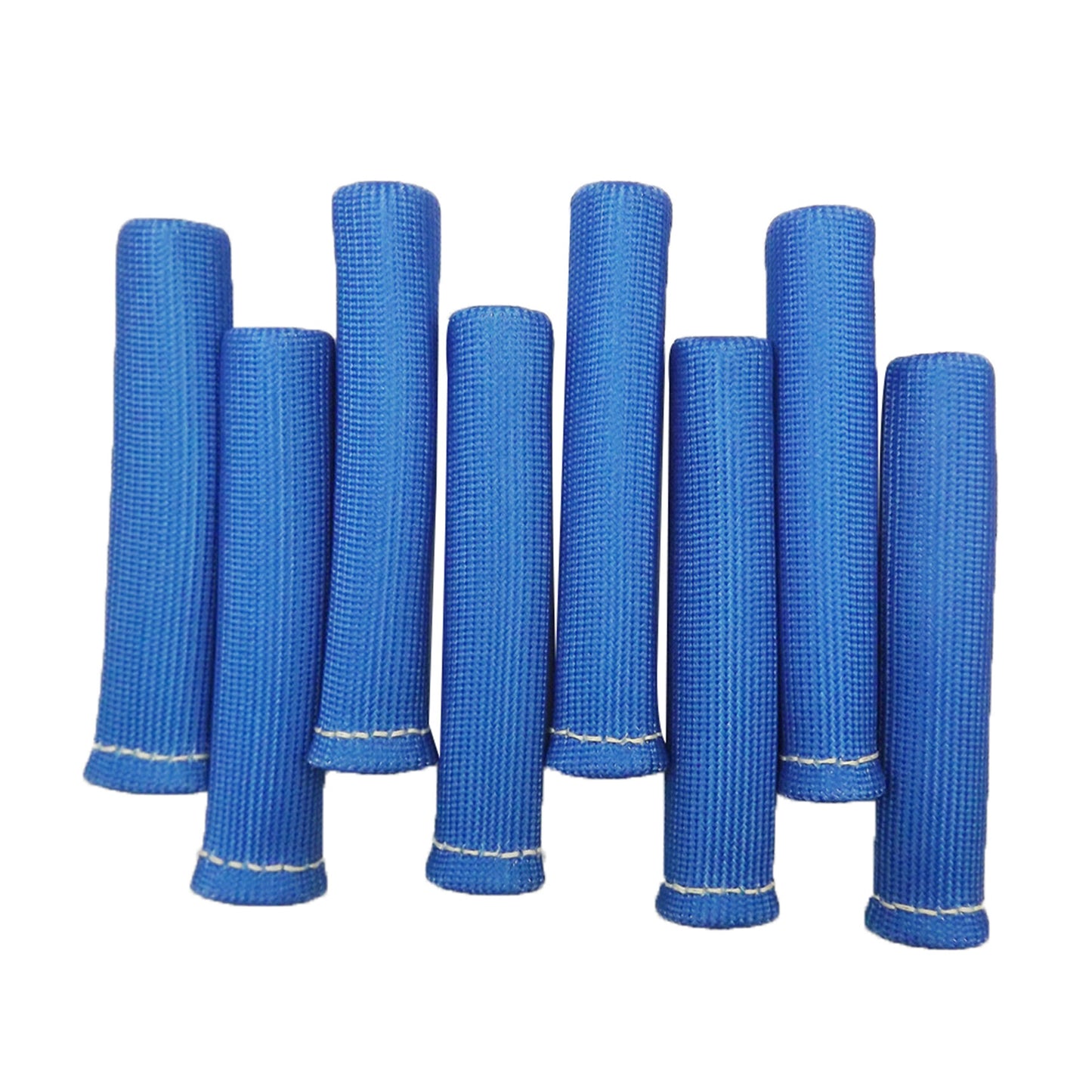 ALL-CARB Blue Spark Plug Wire Boots Heat Shield Protector Sleeve 1200° Replacement for SBC BBC 8 Pcs