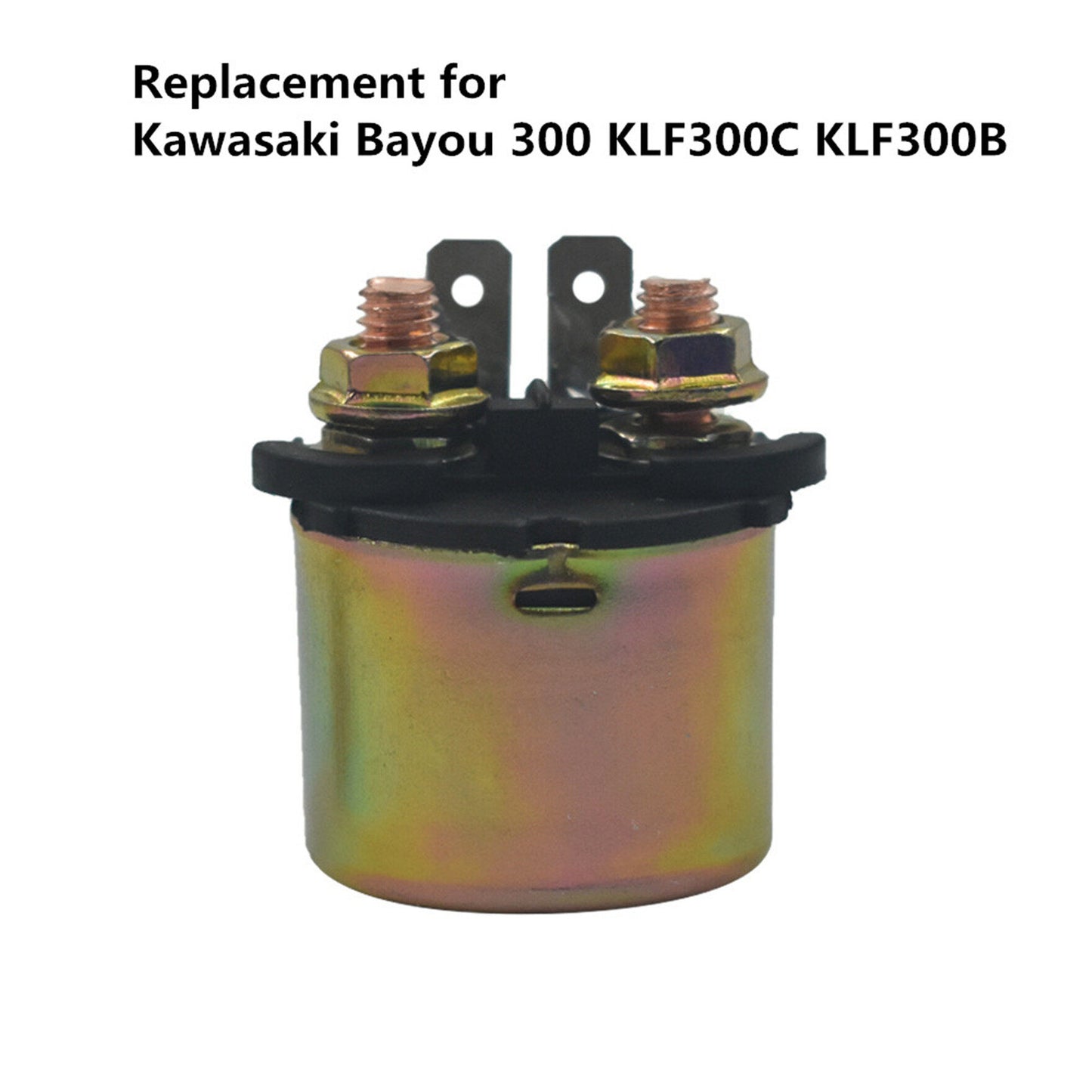 ALL-CARB Solenoid Relay Starter Replacement for Kawasaki Bayou 300 KLF300C 4x4 1989-2002 / Kawasaki Bayou 300 KLF300B 1992-2001