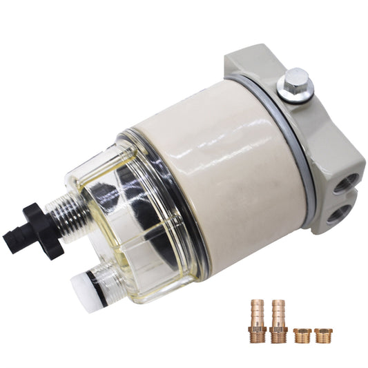 ALL-CARB Fuel Filter Water Separator R12T Replacement for Marine Spin-on 10 Micron Diesel Fuel Filter