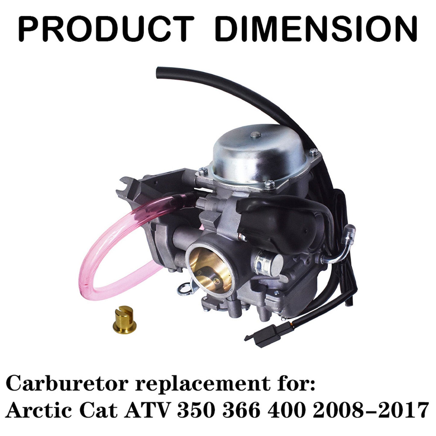New Carburetor Replacement Fit for Arctic Cat ATV 350 366 400 2008-2017 Carb