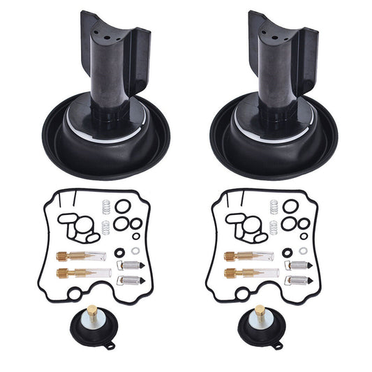 ALL-CARB 2-Pack Carburetor Membrane Diaphragm Vacuum Repair Kit Replacement for Yamaha TDM850 1992-1993 / XTZ750 1989-1997