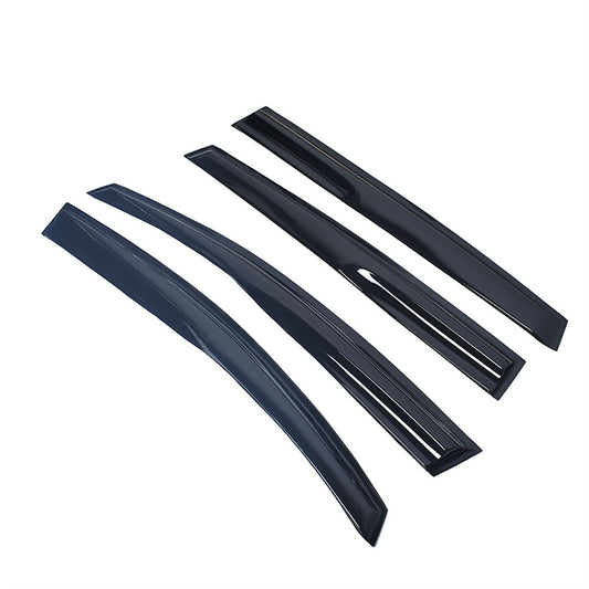 ALL-CARB Window Vent Visors Shade Sun Rain Wind Guards Deflectors Cover Acrylic Replacement for Honda Odyssey 2005-2007 Outside 4 Pieces Black