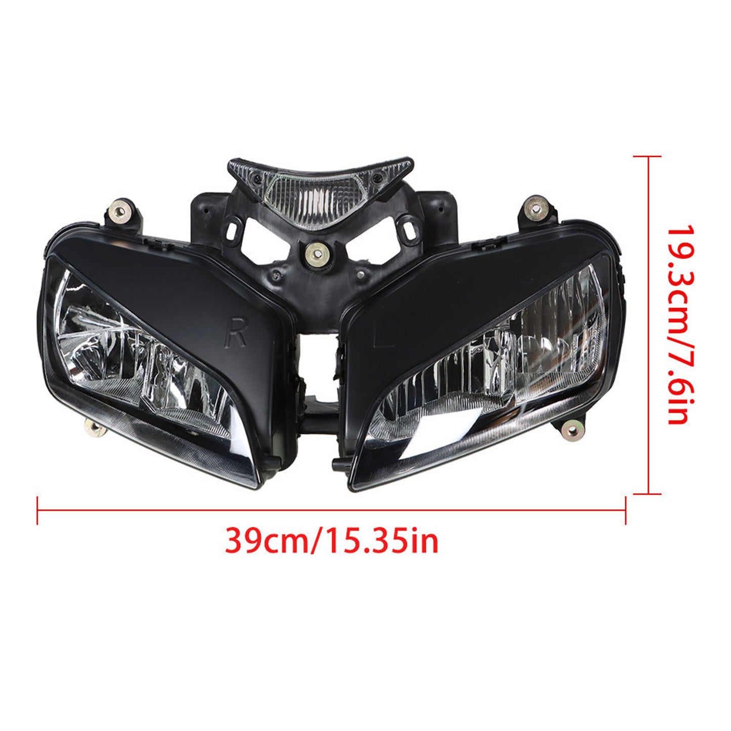 ALL-CARB Front Headlight Headlamp Replacement for Honda CBR1000RR 2004-2007 Motorcycle