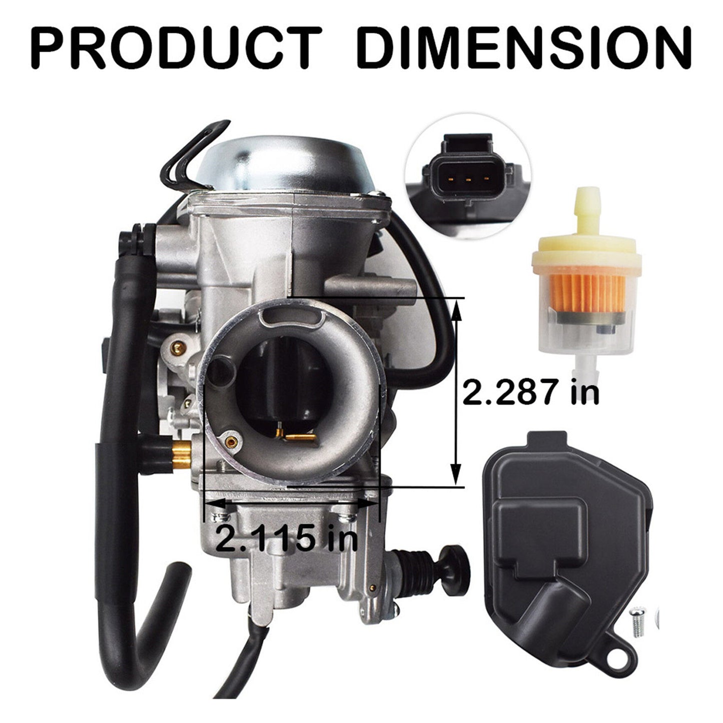 Carburetor Replacement for Honda Foreman 500 2005-2011 Replaces 16100-HP0-A02 16100-HP0-A03