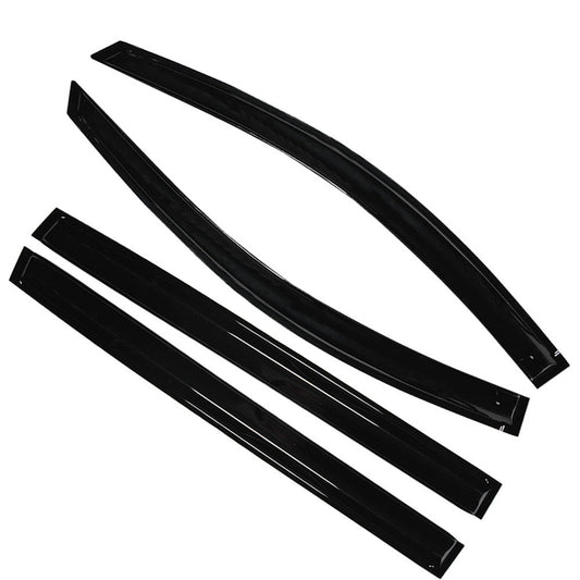 ALL-CARB Window Vent Visors Shade Sun Rain Wind Guards Deflectors Cover Acrylic Replacement for Toyota Sienna 2004-2009 Outside 4 Pieces Black