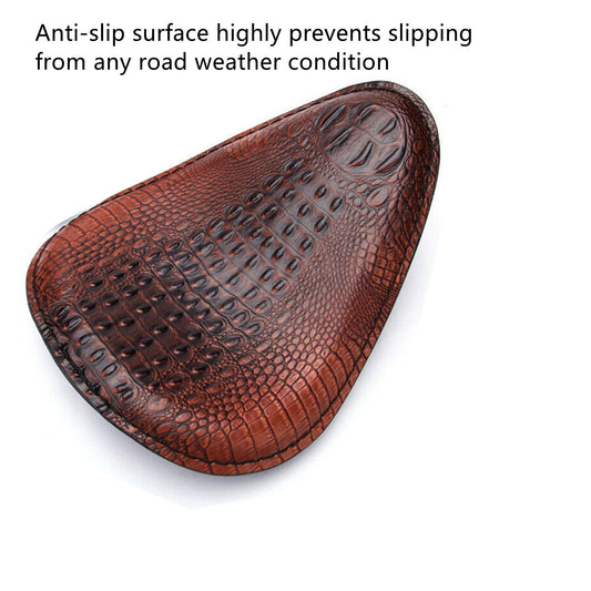 ALL-CARB Motorcycle Crocodile Style Solo Seat Bracket Spring Base Black Bracket Base Replacement for Honda Shadow Spirit ACE VT 1100 750